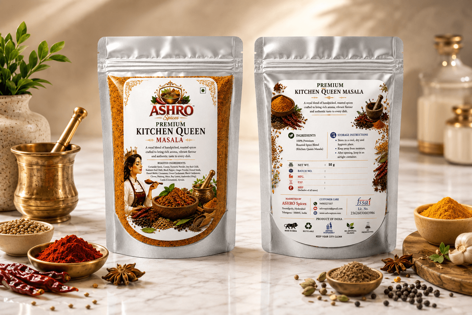 ASHRO Premium Kitchen Queen Masala